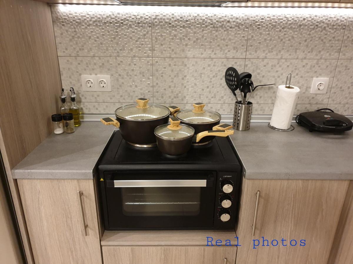 Apartamento comfy center rodos - blue Asgourou Exterior foto