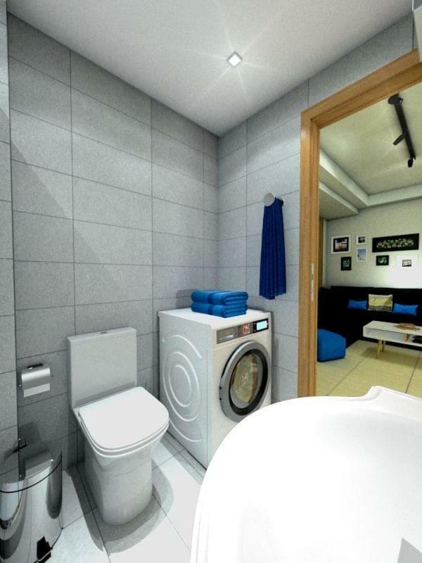 Apartamento comfy center rodos - blue Asgourou Exterior foto